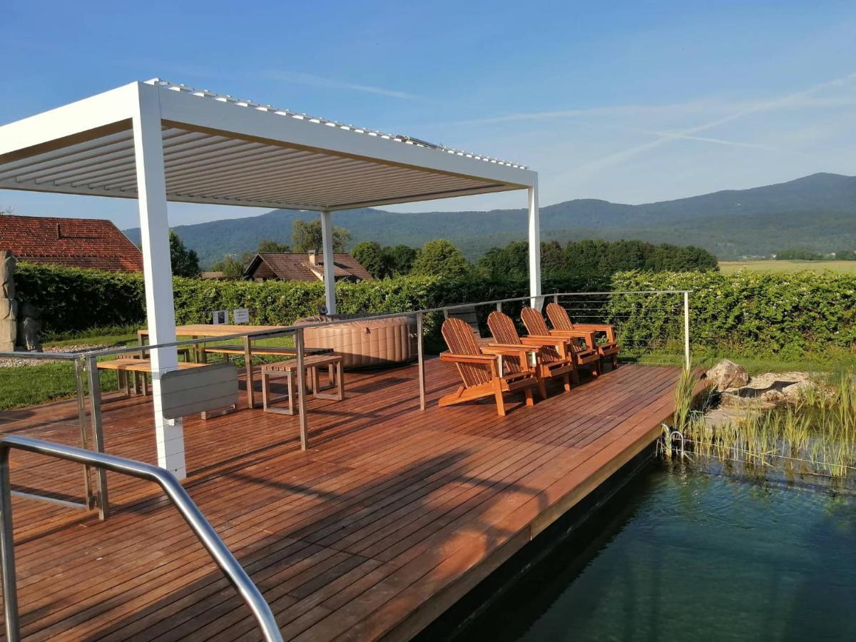 Glamping Maleric With Natural Pool Dragatuš Kültér fotó